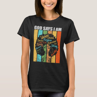 Black History Month Black African American 5 T-Shirt