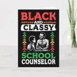Black History Month Black And Cly School Registrar Card