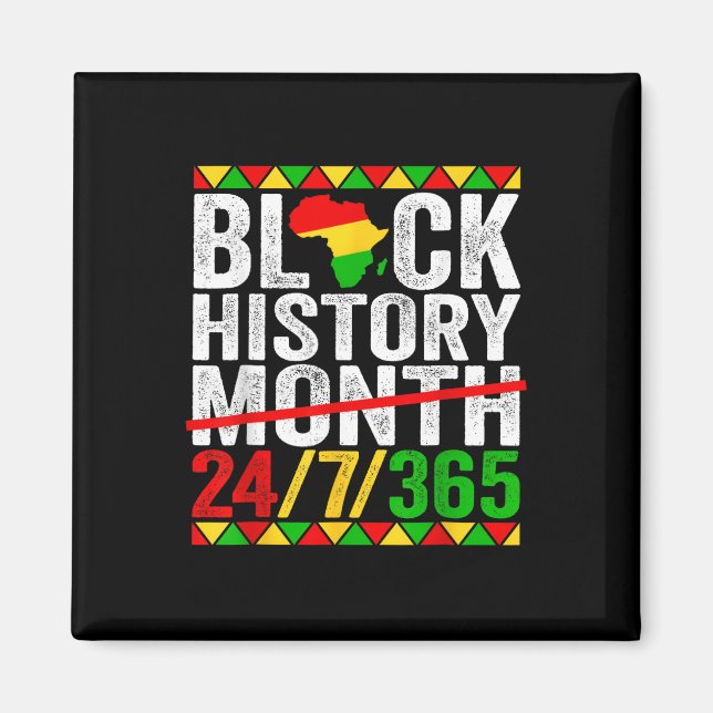 Black History Month Black History Problems 247365  Magnet (Front)