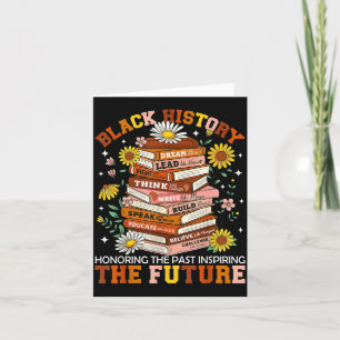 Black History Month Black Leaders African American Card