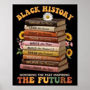 Black History Month Black Leaders African American Poster
