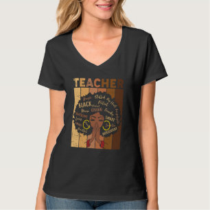 Black History Month Black Teacher Magic Black Quee T-Shirt