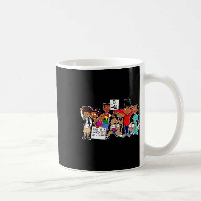 Black History Month Blm Black Lives Problem Kids B Coffee Mug (Right)