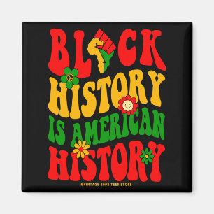 Black History Month Blm Melanin Pride African Ame Magnet