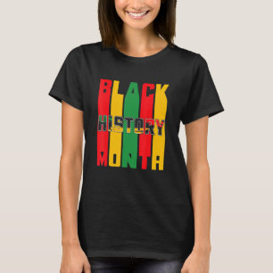 Black History Month BLM Melanin Pride Pan African T-Shirt