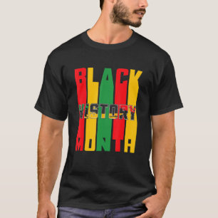 Black History Month BLM Melanin Pride Pan African  T-Shirt