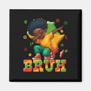 Black History Month Boys Dabbing Boy Men African M Magnet