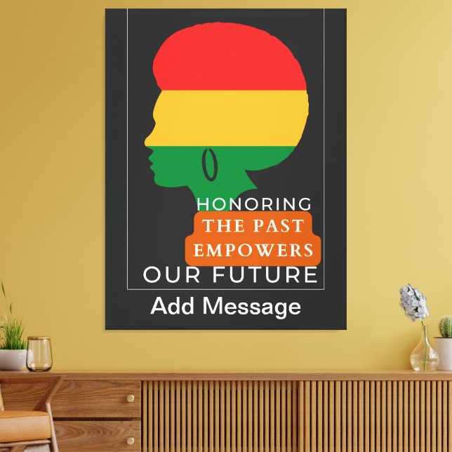 Black History Month Canvas Print (Insitu(LivingRoom))