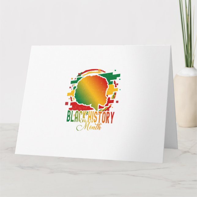 Black History Month Card (Front)