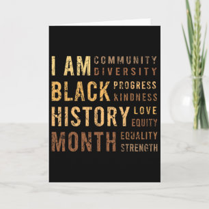 Black History Month  Card