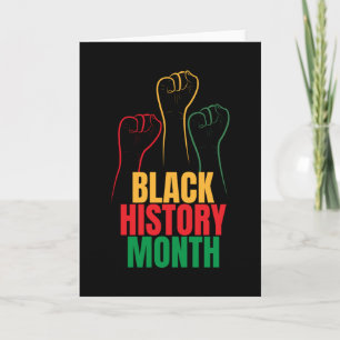 Black History Month Card