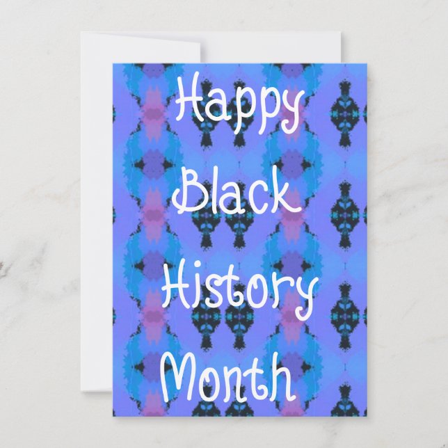  Black History Month card  (Front)