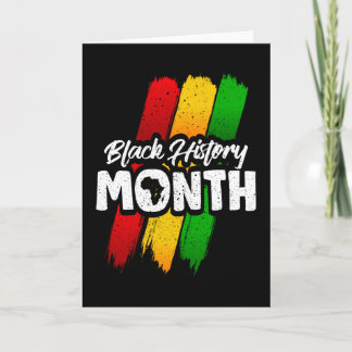 Black History Month Card