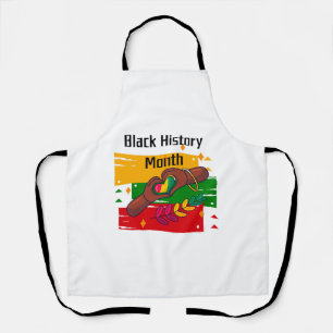 Black History Month Celebrating Rise Together  Apron