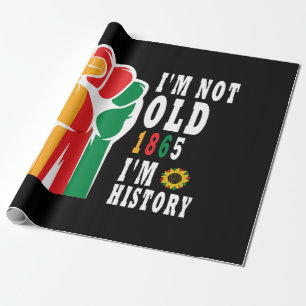 Black History Month Celebrating Rise Together Wrapping Paper