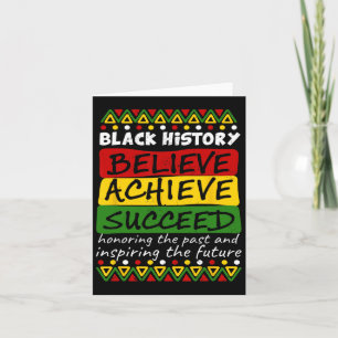 Black History Month Celebration African American H Card