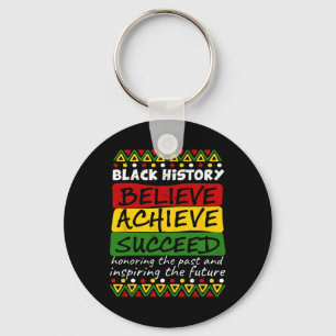 Black History Month Celebration African American H Key Ring