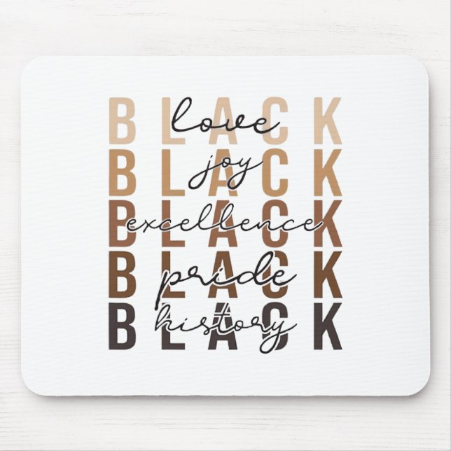 Black History Month Celebration Design African Ame Mouse Pad (Front)