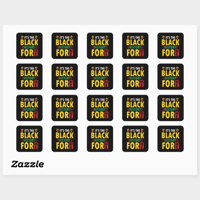 Black History Month Celebration Sticker (Sheet)