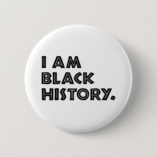 Black History Month Designs African Graphic 6 Cm Round Badge (Front)