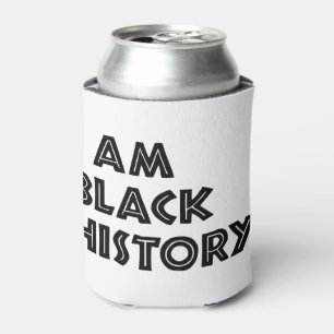 Black History Month Designs African Graphic Can Cooler