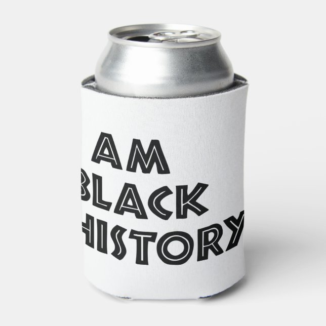Black History Month Designs African Graphic Can Cooler (Can Front)