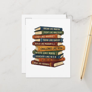 Black History Month Dream Announcement Postcard