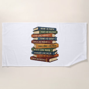 Black History Month Dream Beach Towel
