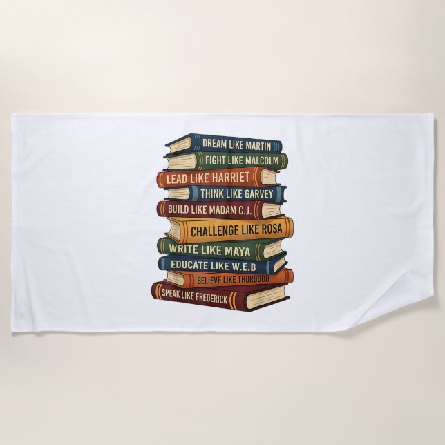 Black History Month Dream Beach Towel (Front)
