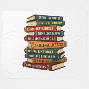 Black History Month Dream Fleece Blanket