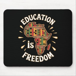 Black History Month Education Freedom African Amer Mouse Pad