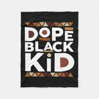 Black History Month Family Matching Melanin Drug B Fleece Blanket