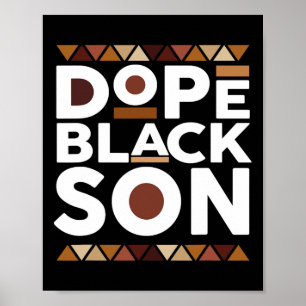 Black History Month Family Matching Melanin Drug B Poster