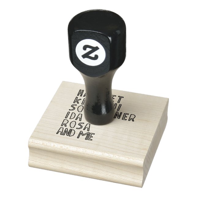 Black History Month, Famous Black Women Leaders Rubber Stamp (Stamp)