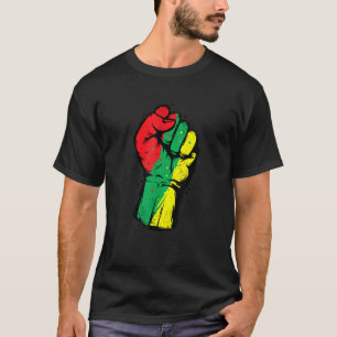 Black History Month Fist Black Power Women Men Kid T-Shirt