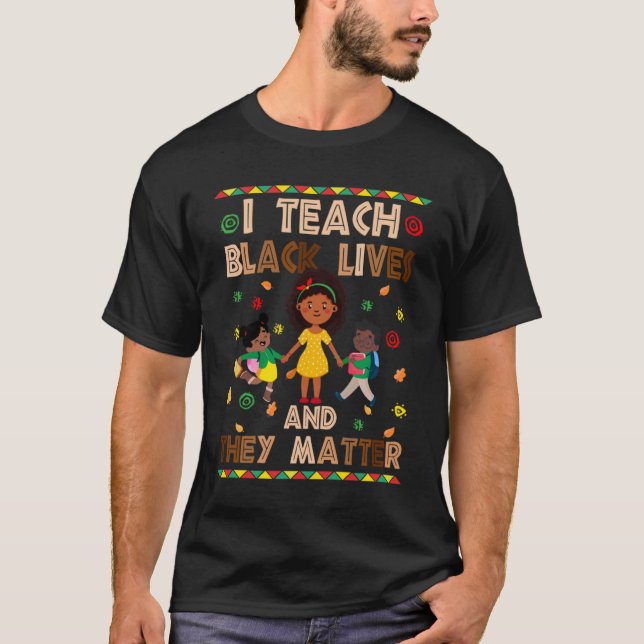 Black History Month  for Prek Preschool Teachers B T-Shirt (Front)