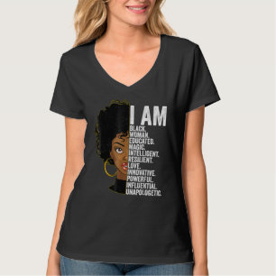 Black History Month For Women Black African Americ T-Shirt