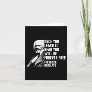 Black History Month Frederick Dougl Quote Blm Card