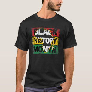 Black History Month Funny Vintage Africa Map T-Shirt