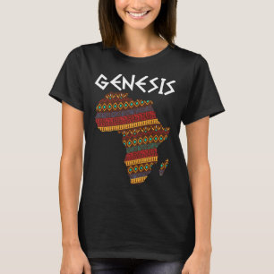 Black History Month Genesis Proud Africa African A T-Shirt