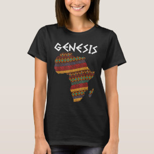 Black History Month Genesis Proud Africa African A T-Shirt