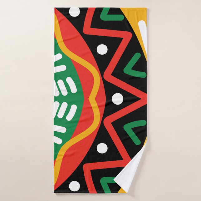 Black History Month Geography    Bath Towel Set (Bath Towel)