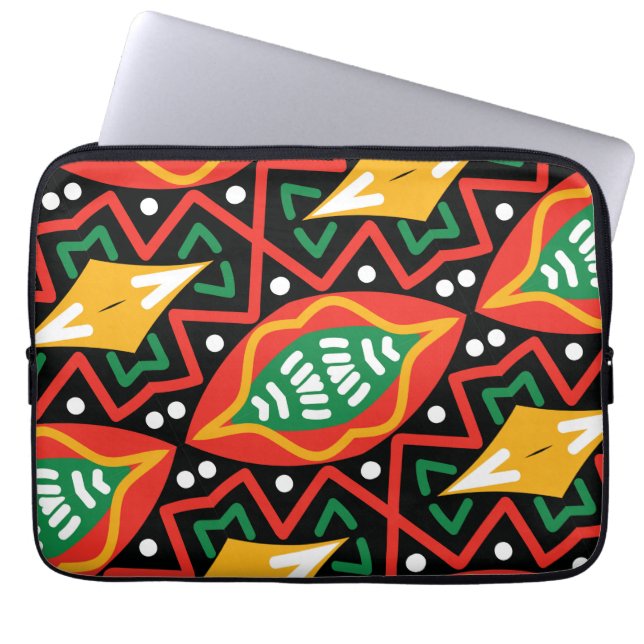 Black History Month Geography Laptop Sleeve (Front)