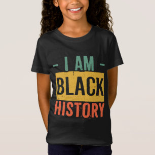 Black History Month Gifts Black Pride I Am Black H T-Shirt
