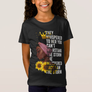 Black History Month Girl African Woman Afro I Am T T-Shirt