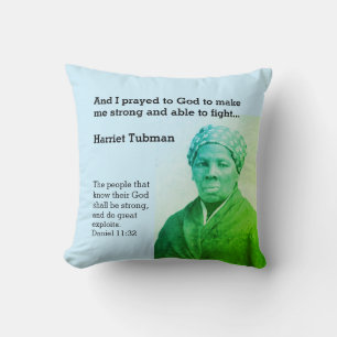 Black History Month HARRIET TUBMAN Cushion