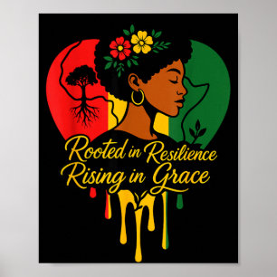 Black history month heritage african american poster