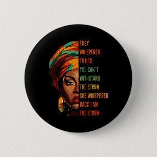 Black History Month Heritage Culture African Ameri 6 Cm Round Badge