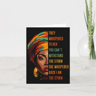 Black History Month Heritage Culture African Ameri Card
