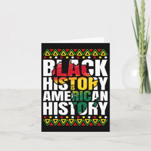 Black History Month Heritage Culture African Ameri Card